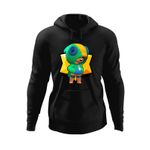 Fashion, accesorii si bijuterii - Barbati - Imbracaminte - Hanorace barbati - Hanorac barbati Leon Brawl Stars Fortnite, negru, marime S - Infinity.ro