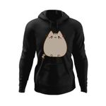 Fashion, accesorii si bijuterii - Barbati - Imbracaminte - Hanorace barbati - Hanorac barbati Pusheen Cat Emoji Plush Dragobete Day, negru, marime 3XL - Infinity.ro