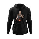 Fashion, accesorii si bijuterii - Barbati - Imbracaminte - Hanorace barbati - Hanorac barbati Mortal Kombat Baraka Falci Dragute, negru, marime L - Infinity.ro