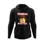Fashion, accesorii si bijuterii - Barbati - Imbracaminte - Hanorace barbati - Hanorac barbati Roblox Master Player, negru, marime M - Infinity.ro