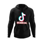 Fashion, accesorii si bijuterii - Barbati - Imbracaminte - Hanorace barbati - Hanorac barbati Roblox Gaming Tiktok, negru, marime 2XL - Infinity.ro
