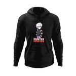 Fashion, accesorii si bijuterii - Barbati - Imbracaminte - Hanorace barbati - Hanorac barbati Killua Zoldyck The Lost City Hunter x Hunter, negru, marime 2XL - Infinity.ro