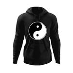 Fashion, accesorii si bijuterii - Barbati - Imbracaminte - Hanorace barbati - Hanorac barbati Yin Yang Simbol Logo Yoga Anime Naruto Zen, negru, marime 2XL - Infinity.ro