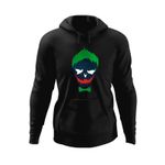 Fashion, accesorii si bijuterii - Barbati - Imbracaminte - Hanorace barbati - Hanorac barbati Joker Suicide Squad Skull Gamer, negru, marime L - Infinity.ro