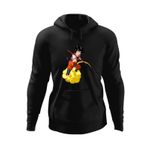 Fashion, accesorii si bijuterii - Barbati - Imbracaminte - Hanorace barbati - Hanorac barbati Son Goku Minecraft Dragon Ball Z, negru, marime 3XL - Infinity.ro