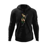 Fashion, accesorii si bijuterii - Barbati - Imbracaminte - Hanorace barbati - Hanorac barbati Mortal Kombat Jade Shaolin Monk Karate Girl, negru, marime 3XL - Infinity.ro