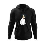Fashion, accesorii si bijuterii - Barbati - Imbracaminte - Hanorace barbati - Hanorac barbati The Promised Neverland Ray Fantasy Anime Manga, negru, marime M - Infinity.ro