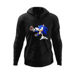 Fashion, accesorii si bijuterii - Barbati - Imbracaminte - Hanorace barbati - Hanorac barbati Sonic Hedgehog Salt Energie Video Game, negru, marime 2XL - Infinity.ro