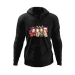 Fashion, accesorii si bijuterii - Barbati - Imbracaminte - Hanorace barbati - Hanorac barbati Cartoon Balckpink Girls All Team K Pop, negru, marime XL - Infinity.ro
