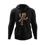 Fashion, accesorii si bijuterii - Barbati - Imbracaminte - Hanorace barbati - Hanorac barbati Baby Groot Bebe Copacel Coworker, negru, marime M - Infinity.ro