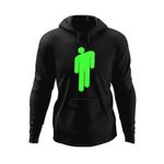 Fashion, accesorii si bijuterii - Barbati - Imbracaminte - Hanorace barbati - Hanorac barbati Billie Eilish Blohsh Tourette Sindrom, negru, marime S - Infinity.ro