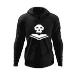Fashion, accesorii si bijuterii - Barbati - Imbracaminte - Hanorace barbati - Hanorac barbati Death Note Skull Carte Horror Craniu, negru, marime L - Infinity.ro