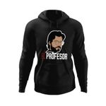 Fashion, accesorii si bijuterii - Barbati - Imbracaminte - Hanorace barbati - Hanorac barbati EL Profesor La Casa de Papel Rebel, negru, marime L - Infinity.ro