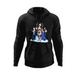 Fashion, accesorii si bijuterii - Barbati - Imbracaminte - Hanorace barbati - Hanorac barbati Disney Frozen Elsa Toata Echipa Team, negru, marime L - Infinity.ro