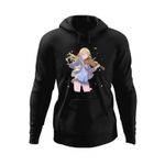 Fashion, accesorii si bijuterii - Barbati - Imbracaminte - Hanorace barbati - Hanorac barbati Your Lie in April Kaori Vioara Romantic Anime, negru, marime L - Infinity.ro