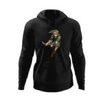 Fashion, accesorii si bijuterii - Barbati - Imbracaminte - Hanorace barbati - Hanorac barbati Legend of Zelda Link Arbaleta Sky, negru, marime L - Infinity.ro