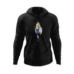 Fashion, accesorii si bijuterii - Barbati - Imbracaminte - Hanorace barbati - Hanorac barbati One Piece Crocodile Female Pirate Warrior, negru, marime L - Infinity.ro