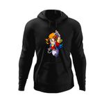 Fashion, accesorii si bijuterii - Barbati - Imbracaminte - Hanorace barbati - Hanorac barbati Dragon Ball Z Pan Gohan KungFu Girl, negru, marime L - Infinity.ro