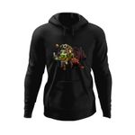 Fashion, accesorii si bijuterii - Barbati - Imbracaminte - Hanorace barbati - Hanorac barbati Dota 2 All Team Gang Dota2 Video Game, negru, marime L - Infinity.ro