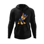 Fashion, accesorii si bijuterii - Barbati - Imbracaminte - Hanorace barbati - Hanorac barbati Paw Patrol Chase Dog Caine Politie, negru, marime M - Infinity.ro