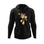 Fashion, accesorii si bijuterii - Barbati - Imbracaminte - Hanorace barbati - Hanorac barbati Paw Patrol Desene Animate Catelus Caine Politist, negru, marime M - Infinity.ro