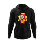 Fashion, accesorii si bijuterii - Barbati - Imbracaminte - Hanorace barbati - Hanorac barbati Max Brawler Brawl Stars, negru, marime M - Infinity.ro