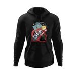 Fashion, accesorii si bijuterii - Barbati - Imbracaminte - Hanorace barbati - Hanorac barbati Fullmetal Alchemist Steampunk Fantasy, negru, marime XL - Infinity.ro