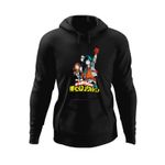 Fashion, accesorii si bijuterii - Barbati - Imbracaminte - Hanorace barbati - Hanorac barbati Hero Academia Deku Ochaco Rebel Comics, negru, marime S - Infinity.ro