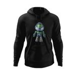 Fashion, accesorii si bijuterii - Barbati - Imbracaminte - Hanorace barbati - Hanorac barbati Quake Doomguy Figurine Robot Champions TikTok Alarm, negru, marime L - Infinity.ro