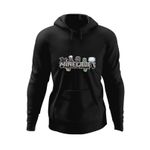 Fashion, accesorii si bijuterii - Barbati - Imbracaminte - Hanorace barbati - Hanorac barbati Dragon Enderman Spider Minecraft, negru, marime S - Infinity.ro