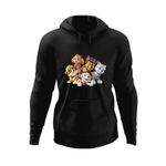 Fashion, accesorii si bijuterii - Barbati - Imbracaminte - Hanorace barbati - Hanorac barbati Paw Patrol Toata Gasca Echipa Catelusi, negru, marime M - Infinity.ro