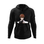 Fashion, accesorii si bijuterii - Barbati - Imbracaminte - Hanorace barbati - Hanorac barbati Death Note Kira Light Yagami Killer Ispita, negru, marime S - Infinity.ro