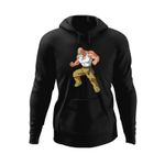 Fashion, accesorii si bijuterii - Barbati - Imbracaminte - Hanorace barbati - Hanorac barbati Dragon Ball Z Master Roshi Culturism Antrenor Bunic, negru, marime XL - Infinity.ro