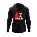 Fashion, accesorii si bijuterii - Barbati - Imbracaminte - Hanorace barbati - Hanorac barbati Wolverine XMen Roblox Epic Legend, negru, marime S - Infinity.ro