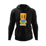 Fashion, accesorii si bijuterii - Barbati - Imbracaminte - Hanorace barbati - Hanorac barbati Roblox The Noob Gaming, negru, marime M - Infinity.ro