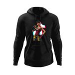 Fashion, accesorii si bijuterii - Barbati - Imbracaminte - Hanorace barbati - Hanorac barbati Bullseye Fortnite Tiktok Batle Royale, negru, marime S - Infinity.ro