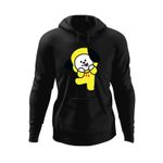 Fashion, accesorii si bijuterii - Barbati - Imbracaminte - Hanorace barbati - Hanorac barbati BT21 Chimmy BTS Kpop Plus Cute, negru, marime M - Infinity.ro