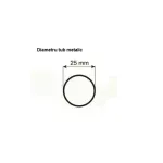 Casa si Gradina - Mobilier - Paturi si accesorii - Paturi - Pat pliant Lyra, gri, 190x80x28 cm - Infinity.ro