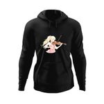 Fashion, accesorii si bijuterii - Barbati - Imbracaminte - Hanorace barbati - Hanorac barbati Vioara Your Lie in April Dragobete Valentines Day, negru, marime L - Infinity.ro