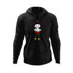 Fashion, accesorii si bijuterii - Barbati - Imbracaminte - Hanorace barbati - Hanorac barbati Dragon Ball Z Chiaotzu Joker Clovn, negru, marime S - Infinity.ro