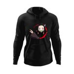 Fashion, accesorii si bijuterii - Barbati - Imbracaminte - Hanorace barbati - Hanorac barbati Demon Slayer Nezuko Kamado Japan Manga, negru, marime L - Infinity.ro
