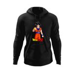 Fashion, accesorii si bijuterii - Barbati - Imbracaminte - Hanorace barbati - Hanorac barbati Dragon Ball Z Son Goku Karate Shotokan, negru, marime L - Infinity.ro