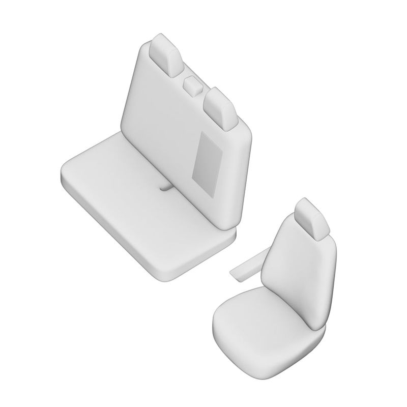 Auto si Moto - Intretinere auto - Huse auto - SET HUSE SCAUN UMBRELLA PENTRU PEUGEOT BOXER (2+1) 2007-2019 (SCAUNE INDIVIDUALE SPATE) - Infinity.ro