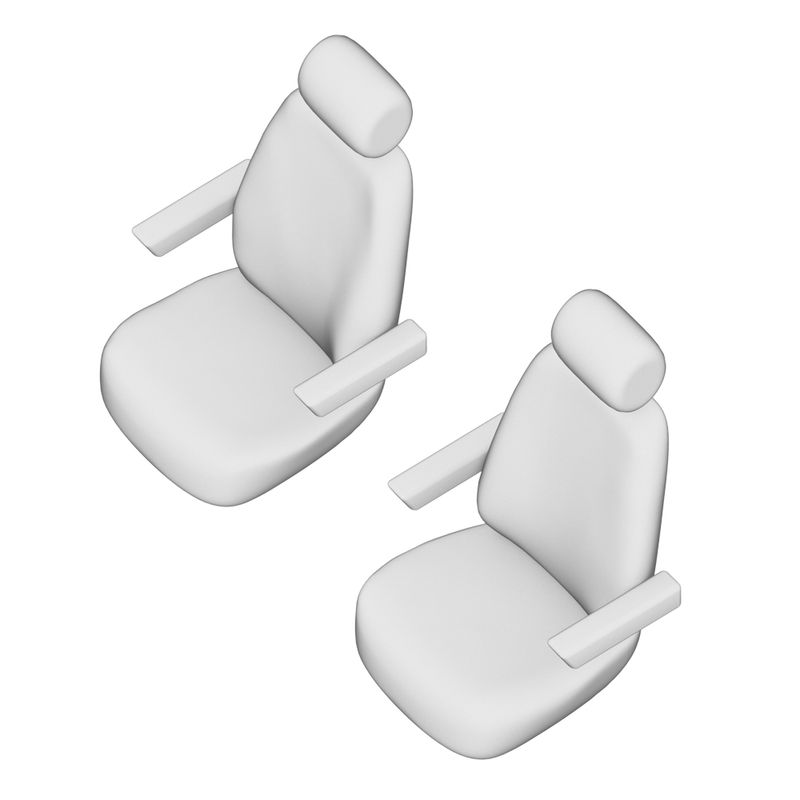 Auto si Moto - Intretinere auto - Huse auto - SET HUSE SCAUN UMBRELLA PENTRU VW T5 (1+1) TRANSPORTER VAN 2004-2015 - Infinity.ro