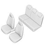 Auto si Moto - Intretinere auto - Huse auto - SET HUSE SCAUN UMBRELLA PENTRU DACIA DOKKER 2012- (BANCHETA FRACTIONATA) CU TETIERE SPATE IN FORMA DE L - Infinity.ro