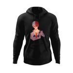 Fashion, accesorii si bijuterii - Barbati - Imbracaminte - Hanorace barbati - Hanorac barbati Todoroki Hero Academia Anime Manga, negru, marime M - Infinity.ro
