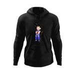 Fashion, accesorii si bijuterii - Barbati - Imbracaminte - Hanorace barbati - Hanorac barbati Son Goku Dragon Ball Z Bebe Child Chibi, negru, marime S - Infinity.ro