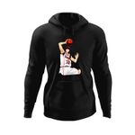 Fashion, accesorii si bijuterii - Barbati - Imbracaminte - Hanorace barbati - Hanorac barbati Kuroko no Basket Taiga Kagami Basketball, negru, marime S - Infinity.ro
