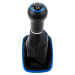 Auto si Moto - Piese auto si accesorii - Interior auto - Accesorii interior - Nuca Schimbator Viteze VW Golf 4/ Bora 5 Trepte (DIESEL) Rama Albastra - Infinity.ro