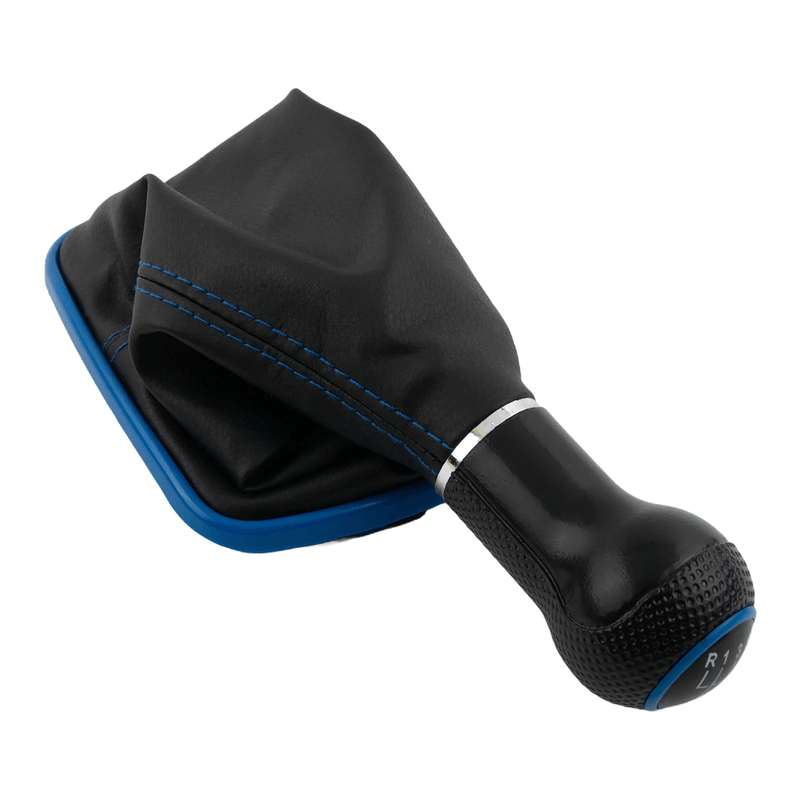 Auto si Moto - Piese auto si accesorii - Interior auto - Accesorii interior - Nuca Schimbator Viteze VW Golf 4/ Bora 5 Trepte (DIESEL) Rama Albastra - Infinity.ro